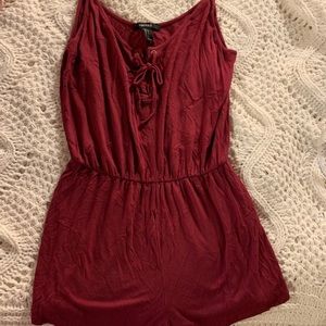 Forever 21 Red Romper